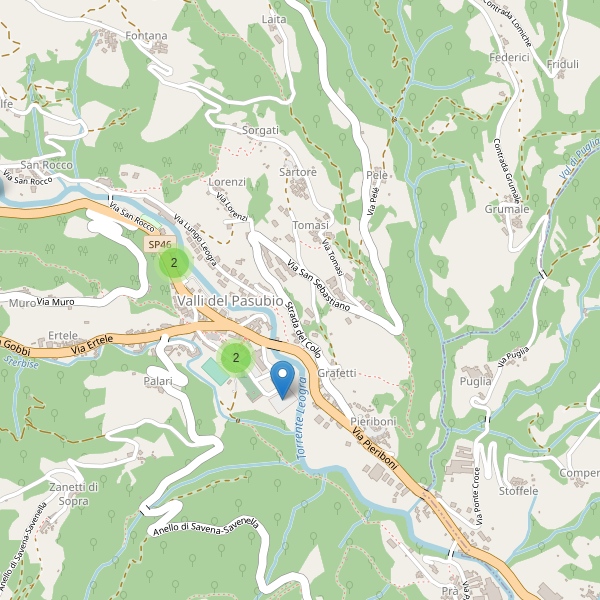 Thumbnail mappa parcheggi di Valli del Pasubio