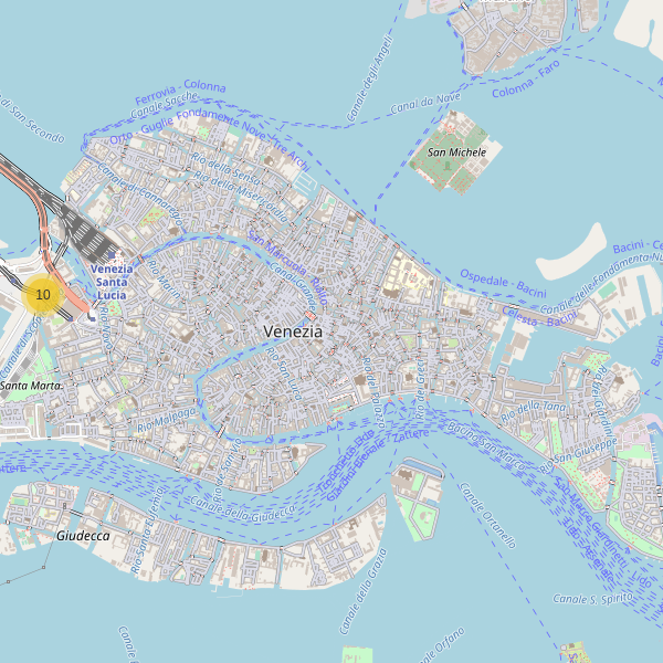 Thumbnail mappa parcheggi di Venezia