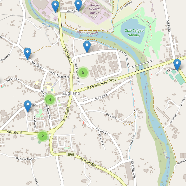Thumbnail mappa parcheggi di Zugliano