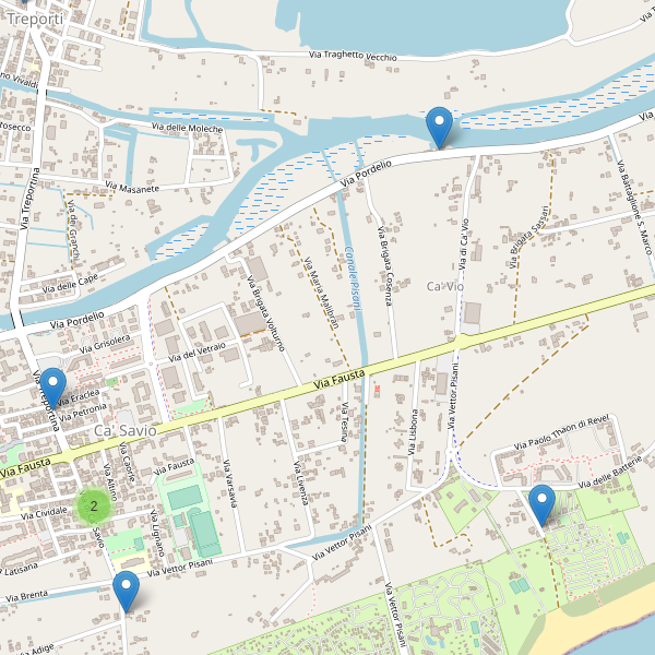 Thumbnail mappa ristoranti di Cavallino-Treporti