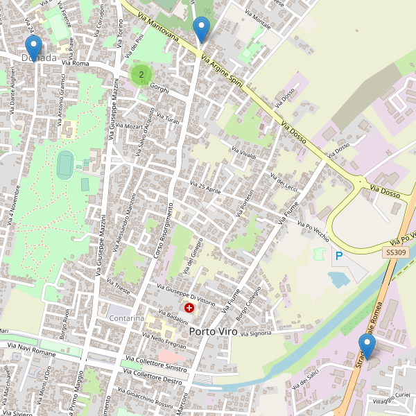 Thumbnail mappa ristoranti di Porto Viro
