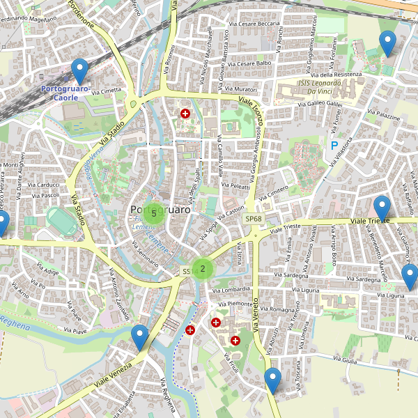 Thumbnail mappa ristoranti di Portogruaro