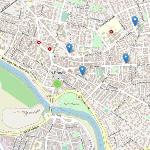 Thumbnail mappa ristoranti di San Donà di Piave
