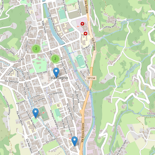 Thumbnail mappa ristoranti di Valdagno