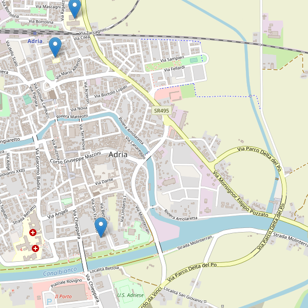 Thumbnail mappa scuole di Adria