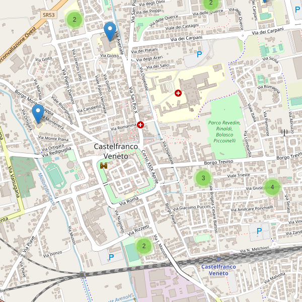 Thumbnail mappa scuole di Castelfranco Veneto