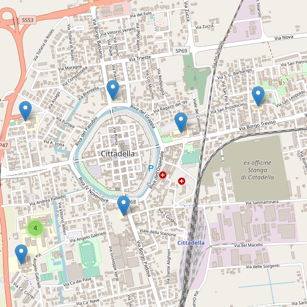 Thumbnail mappa scuole di Cittadella