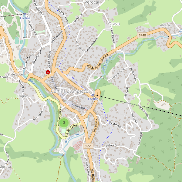 Thumbnail mappa scuole di Cortina d'Ampezzo