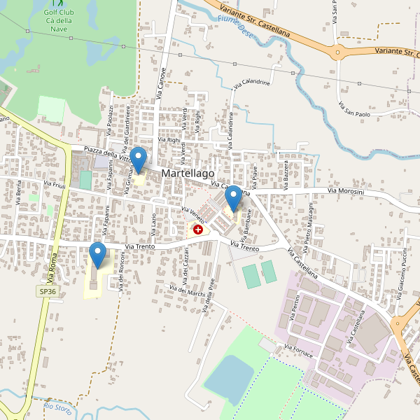 Thumbnail mappa scuole di Martellago