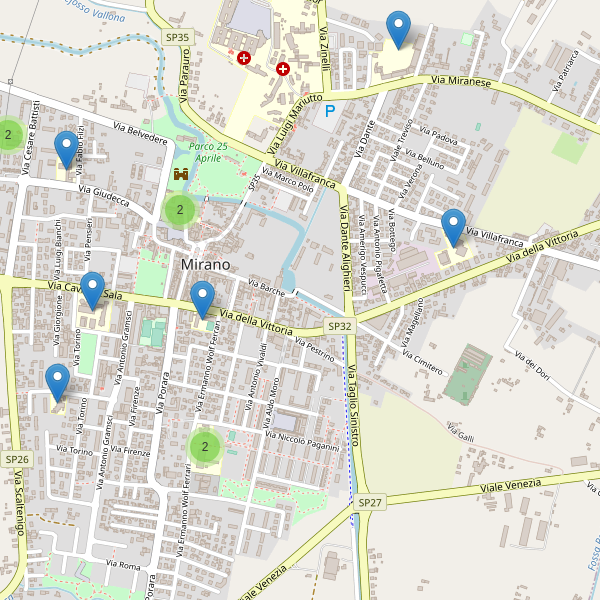 Thumbnail mappa scuole di Mirano