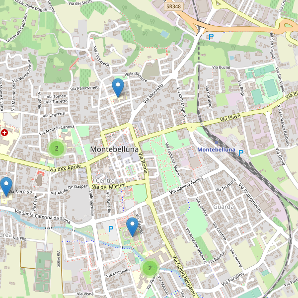 Thumbnail mappa scuole di Montebelluna