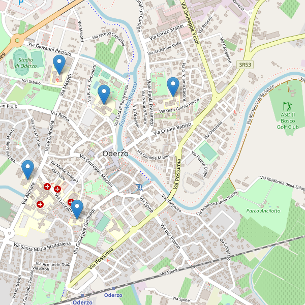 Thumbnail mappa scuole di Oderzo