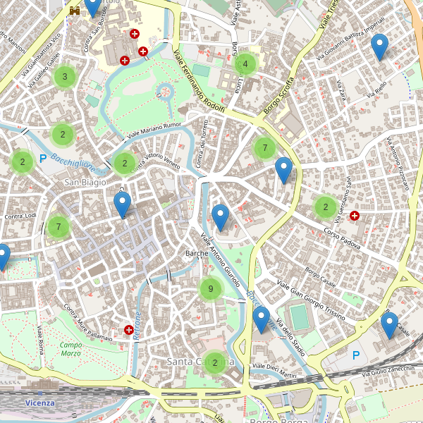 Thumbnail mappa scuole di Vicenza