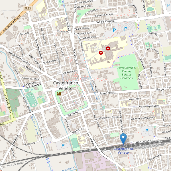 Thumbnail mappa stazioni di Castelfranco Veneto