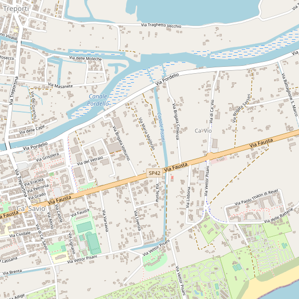 Thumbnail mappa stazioni di Cavallino-Treporti