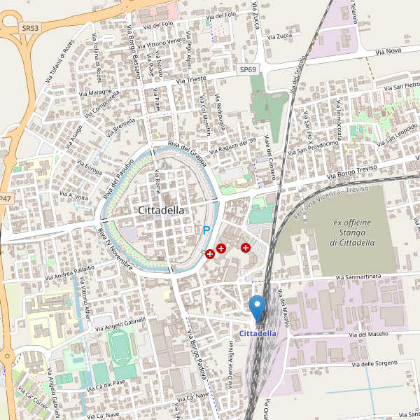 Thumbnail mappa stazioni di Cittadella