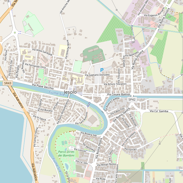 Thumbnail mappa stazioni di Jesolo