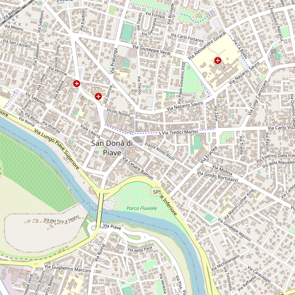 Thumbnail mappa stazioni di San Donà di Piave