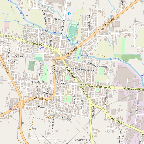 Thumbnail mappa stazioni di Scorzè