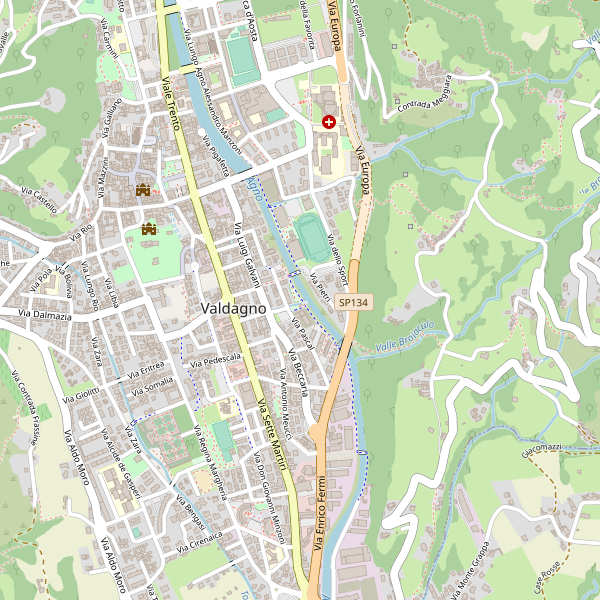 Thumbnail mappa stazioni di Valdagno