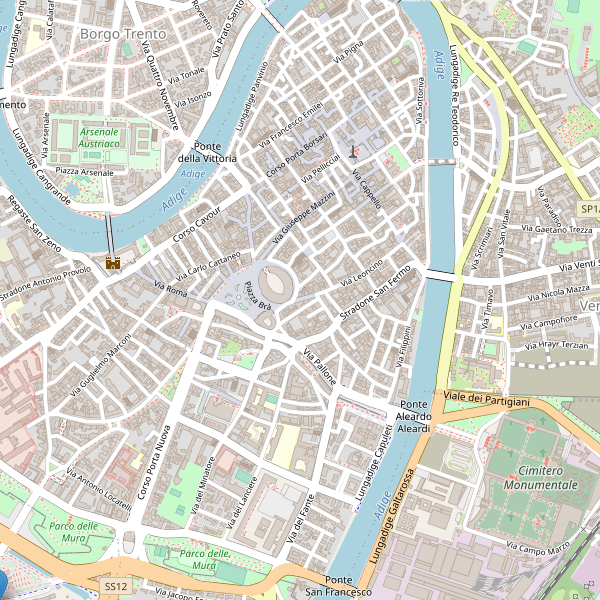 Thumbnail mappa stazioni di Verona