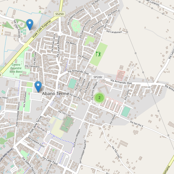 Thumbnail mappa supermercati di Abano Terme