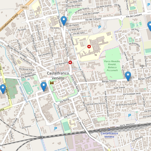 Thumbnail mappa supermercati di Castelfranco Veneto