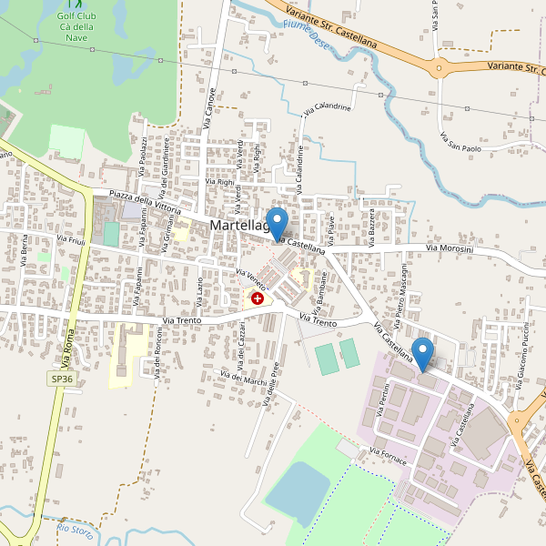 Thumbnail mappa supermercati di Martellago