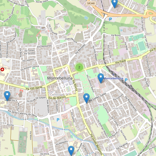 Thumbnail mappa supermercati di Montebelluna