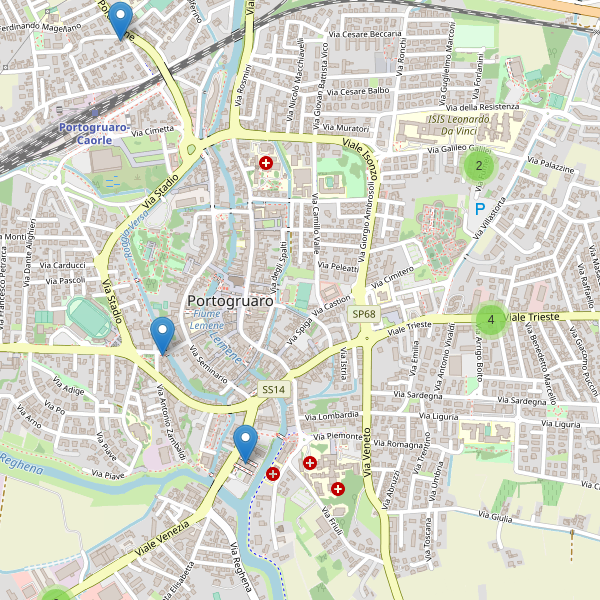 Thumbnail mappa supermercati di Portogruaro