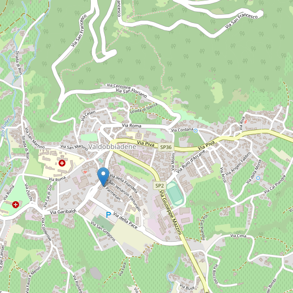 Thumbnail mappa supermercati di Valdobbiadene