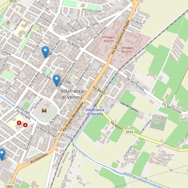 Thumbnail mappa supermercati di Villafranca di Verona