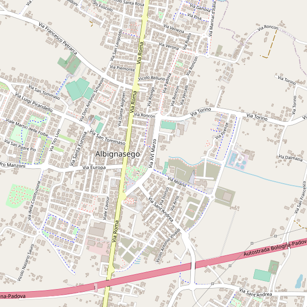 Thumbnail mappa taxi di Albignasego