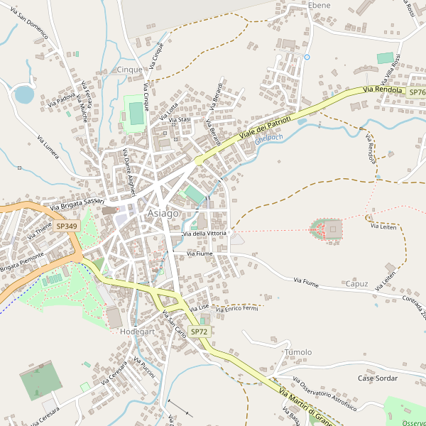 Thumbnail mappa taxi di Asiago