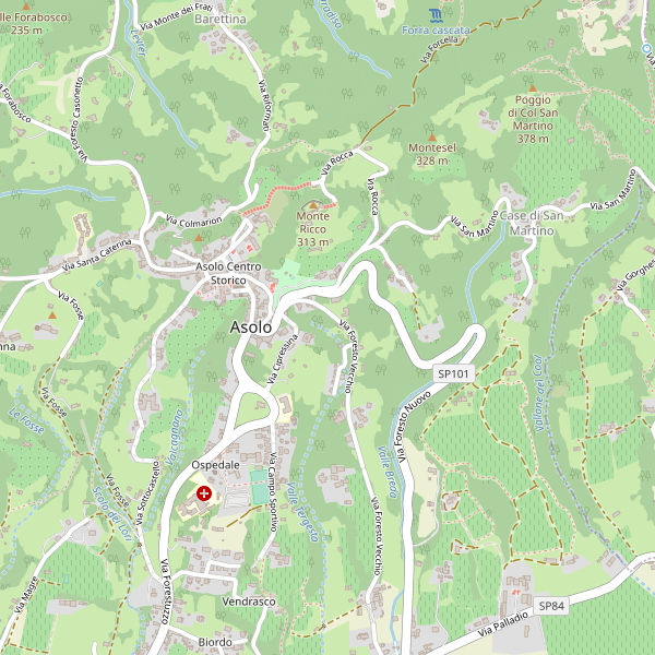 Thumbnail mappa taxi di Asolo