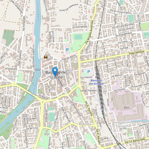 Thumbnail mappa taxi di Bassano del Grappa