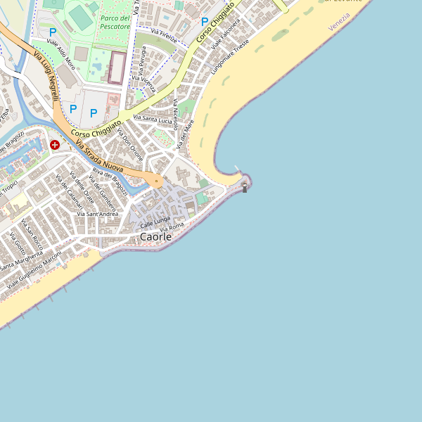 Thumbnail mappa taxi di Caorle