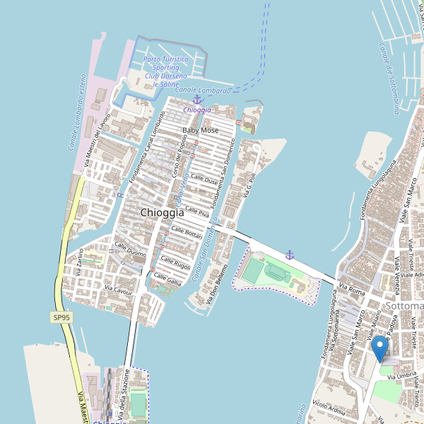 Thumbnail mappa taxi di Chioggia