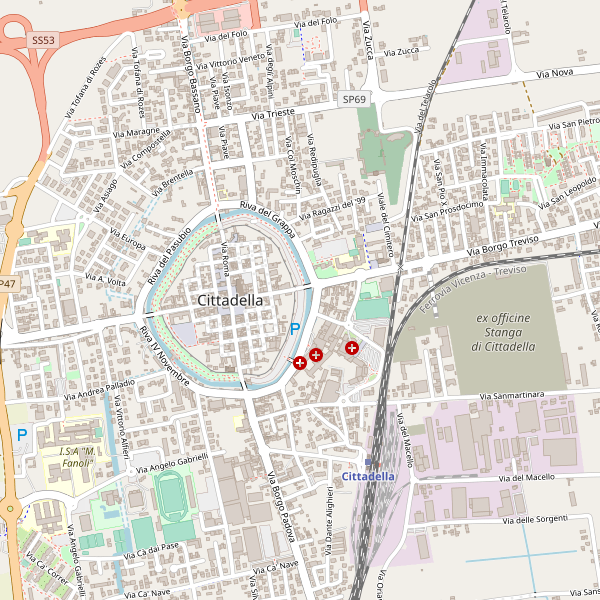 Thumbnail mappa taxi di Cittadella