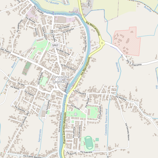 Thumbnail mappa taxi di Concordia Sagittaria