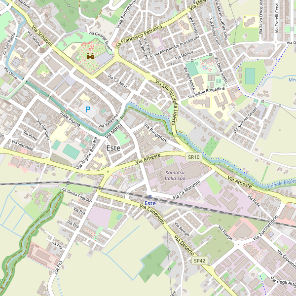 Thumbnail mappa taxi di Este