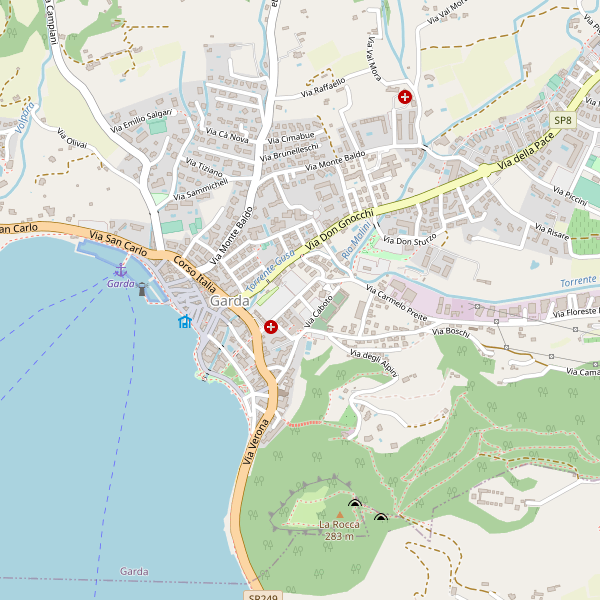 Thumbnail mappa taxi di Garda