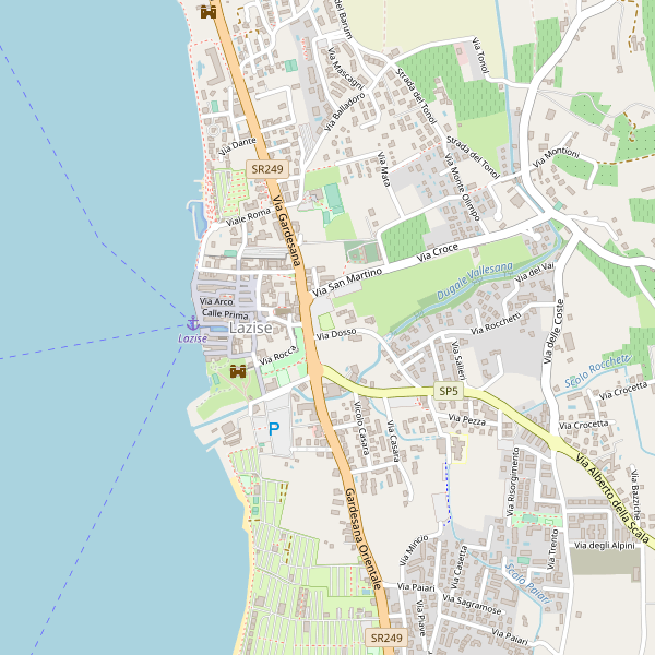 Thumbnail mappa taxi di Lazise