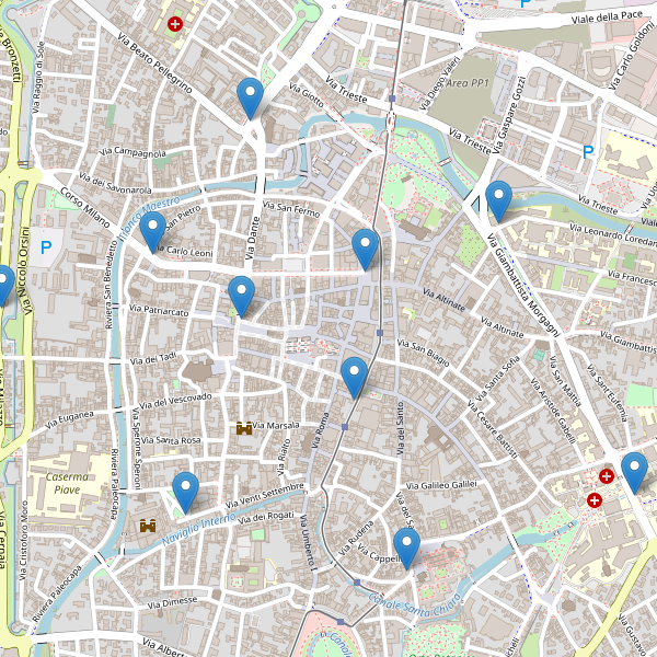 Thumbnail mappa taxi di Padova