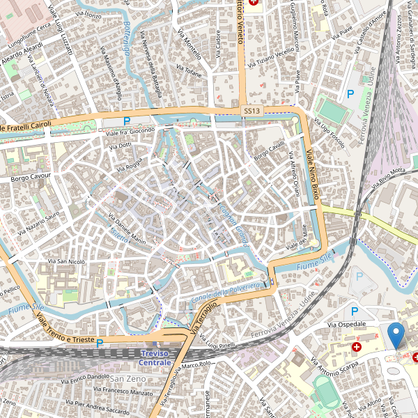 Thumbnail mappa taxi di Treviso