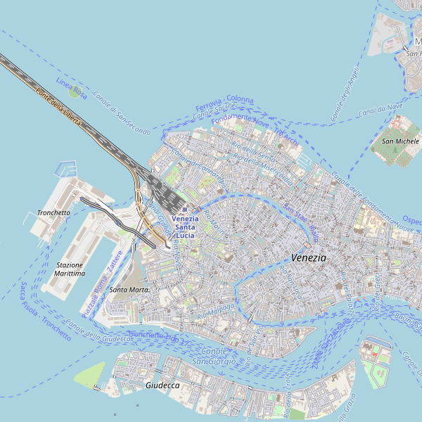 Thumbnail mappa taxi di Venezia