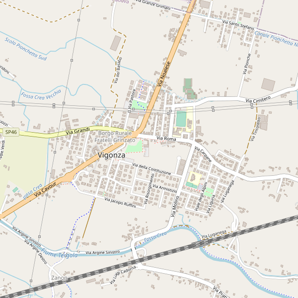 Thumbnail mappa taxi di Vigonza