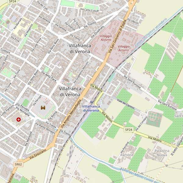 Thumbnail mappa taxi di Villafranca di Verona