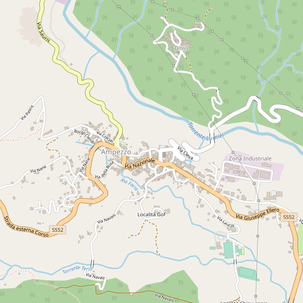 Thumbnail mappa ufficipostali di Ampezzo