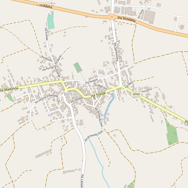 Thumbnail mappa hotel di Bertiolo